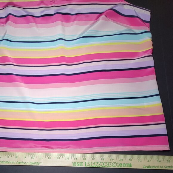 Christopher & Banks Womens Multicolored Striped Tank Top Size XL - Picture 7 of 12